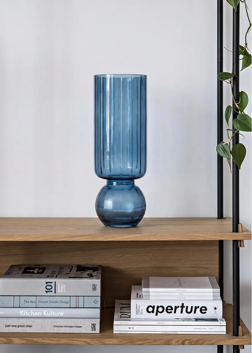 Pedestal Glass Vase Large