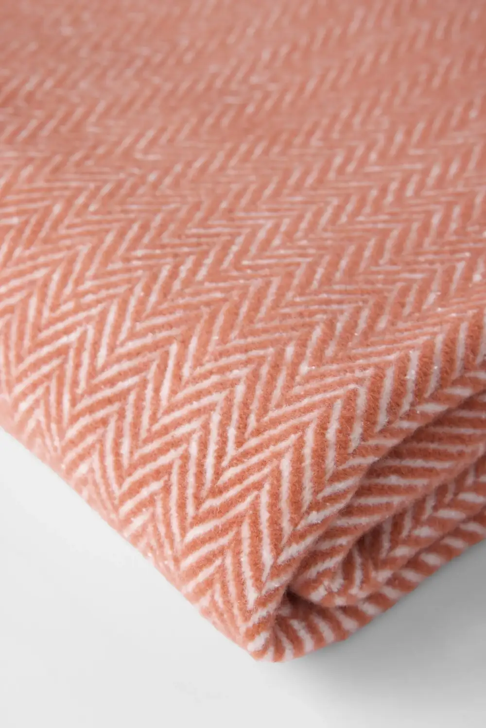 Textured Cotton Blend Throw