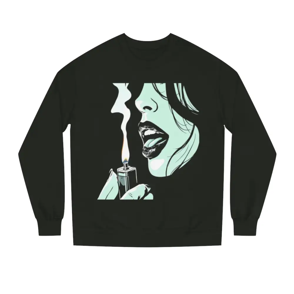 Pop Art Graphic Crewneck Sweatshirt