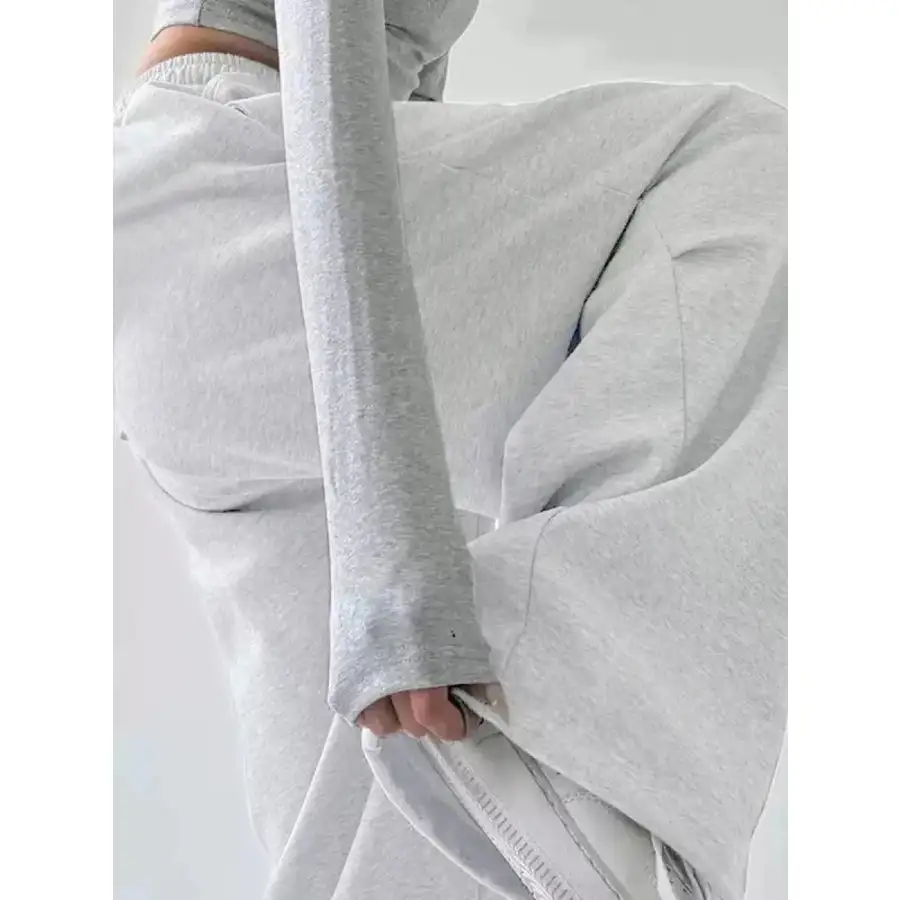 Oversized Wide Leg Drawstring Pants