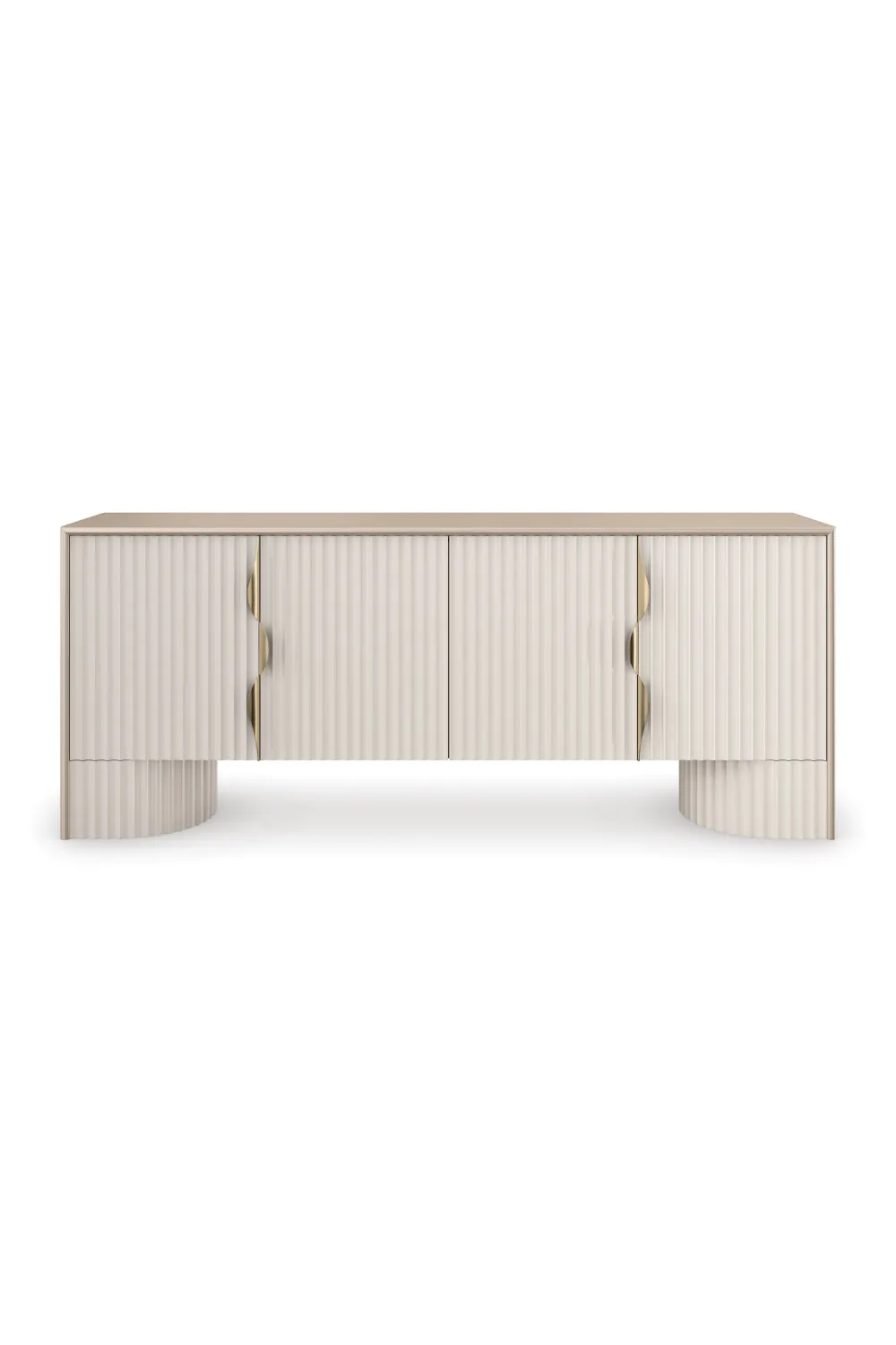 Structured Decorative Storage Sideboard