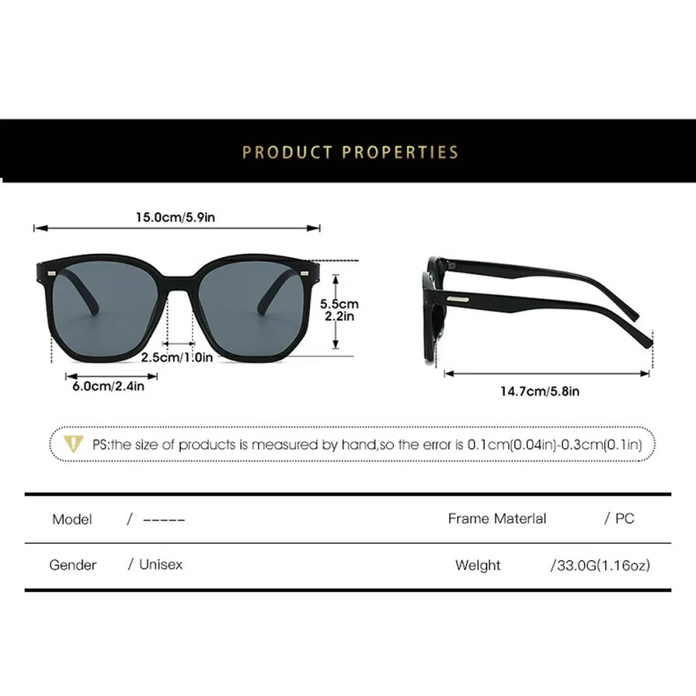 Rounded Square Frame Sunglasses