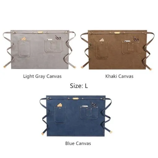 Waist Denim Canvas Cotton Strap Kitchen Work Apron