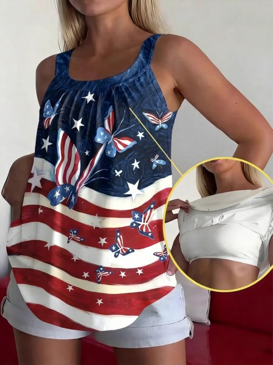 Women's 250th Anniversary Commemorative Printed Tank Top
