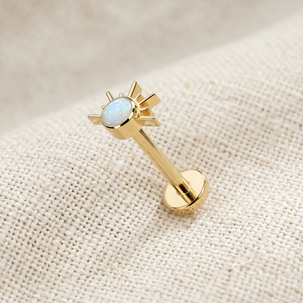 Distinctive Titanium Labret Stud