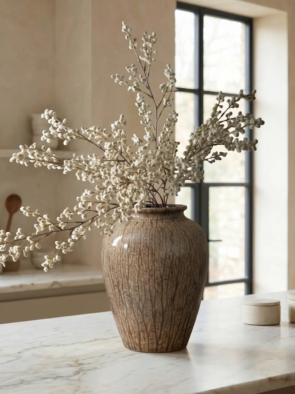 Classic Floral Decorative Table Vase