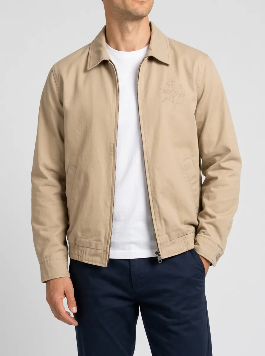 Multi Pocket Zip Front Everyday Field Jacket