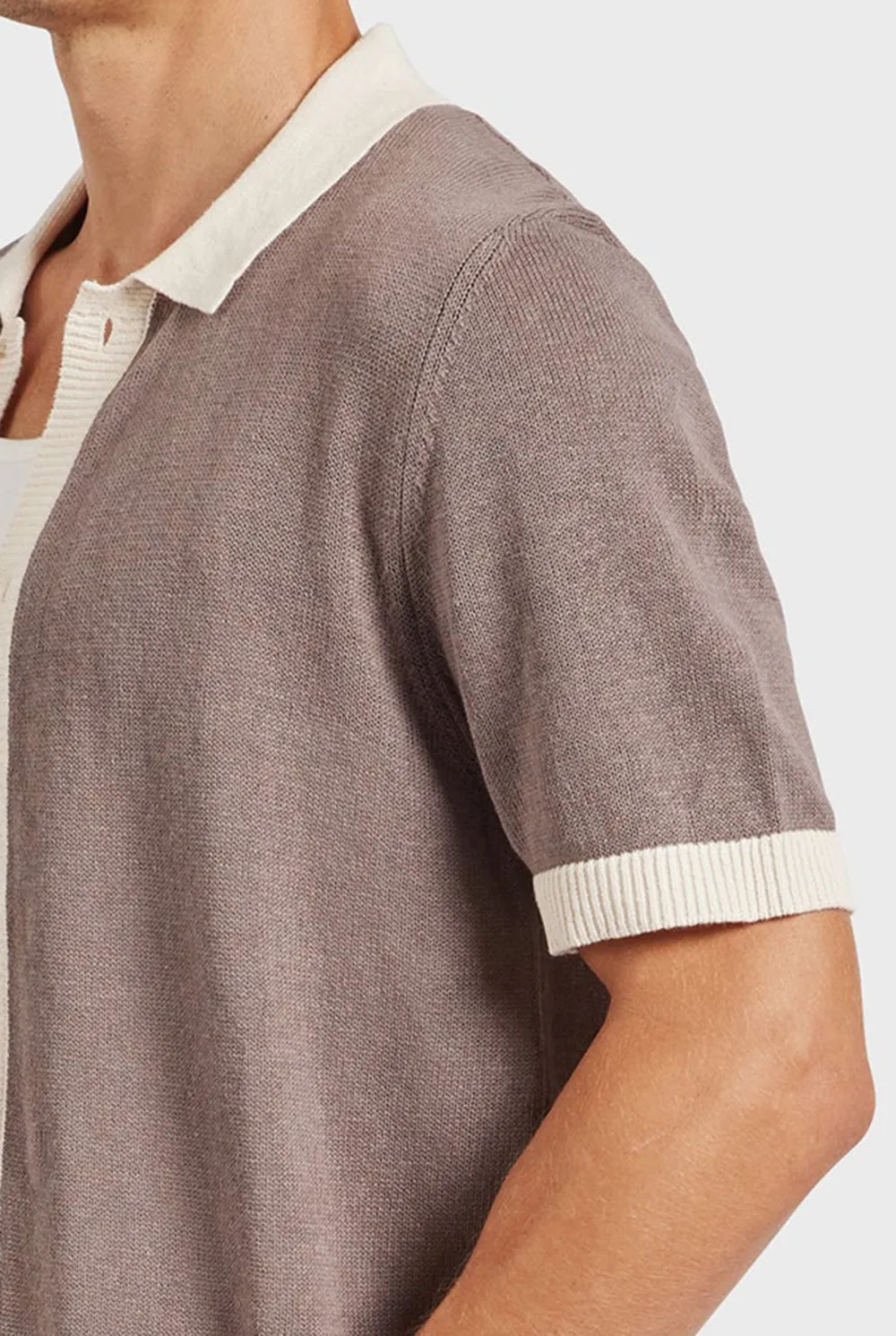 Short Sleeve Cuban Collar Shirt