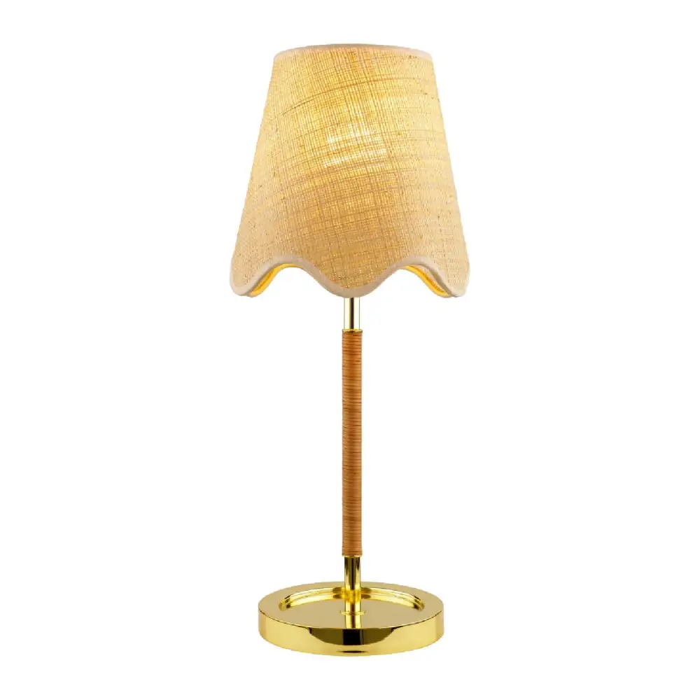 Minimalist Modern Woven Metal Iron Table Lamp