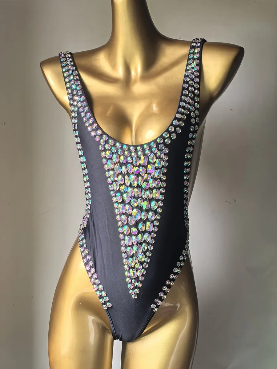 Arabella Rhinestone One-Piece Swimsuit