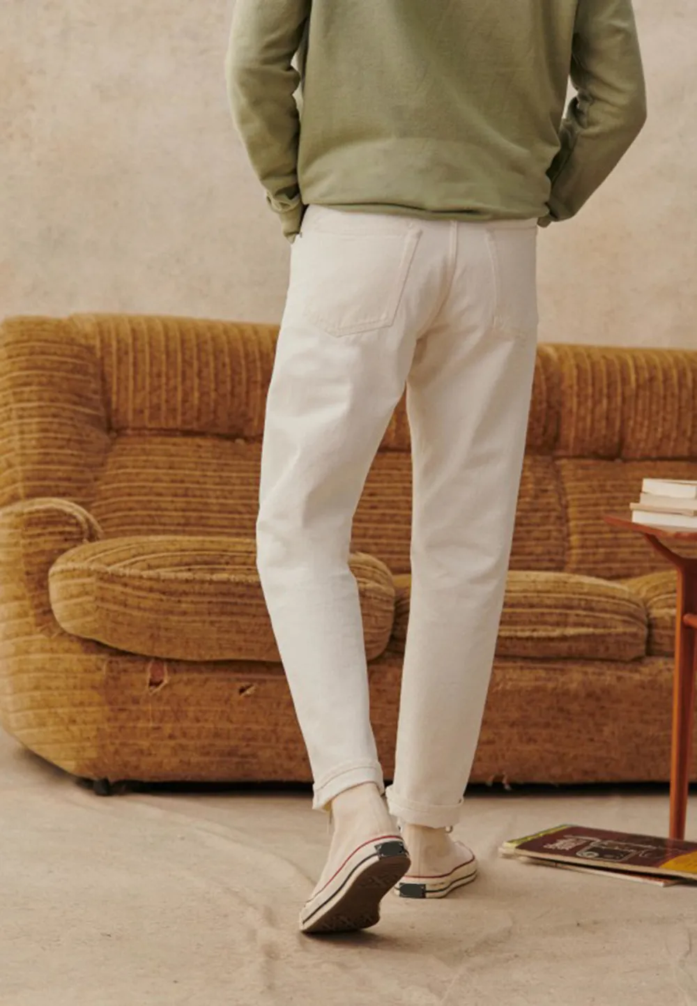 Dark Blue Straight Leg Casual Denim Jeans