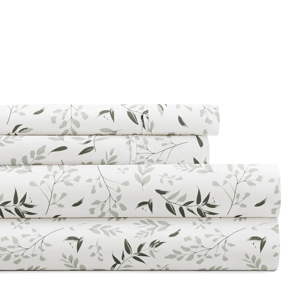 Tossed Foliage Pattern Sheet Set