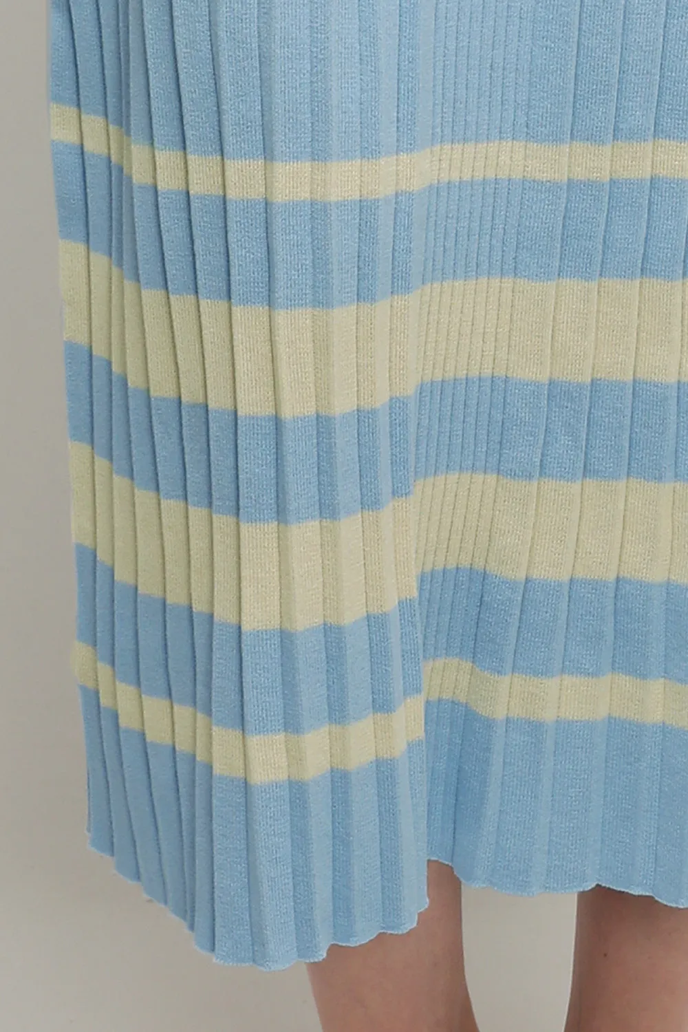 Pleated Hem Maxi Dress