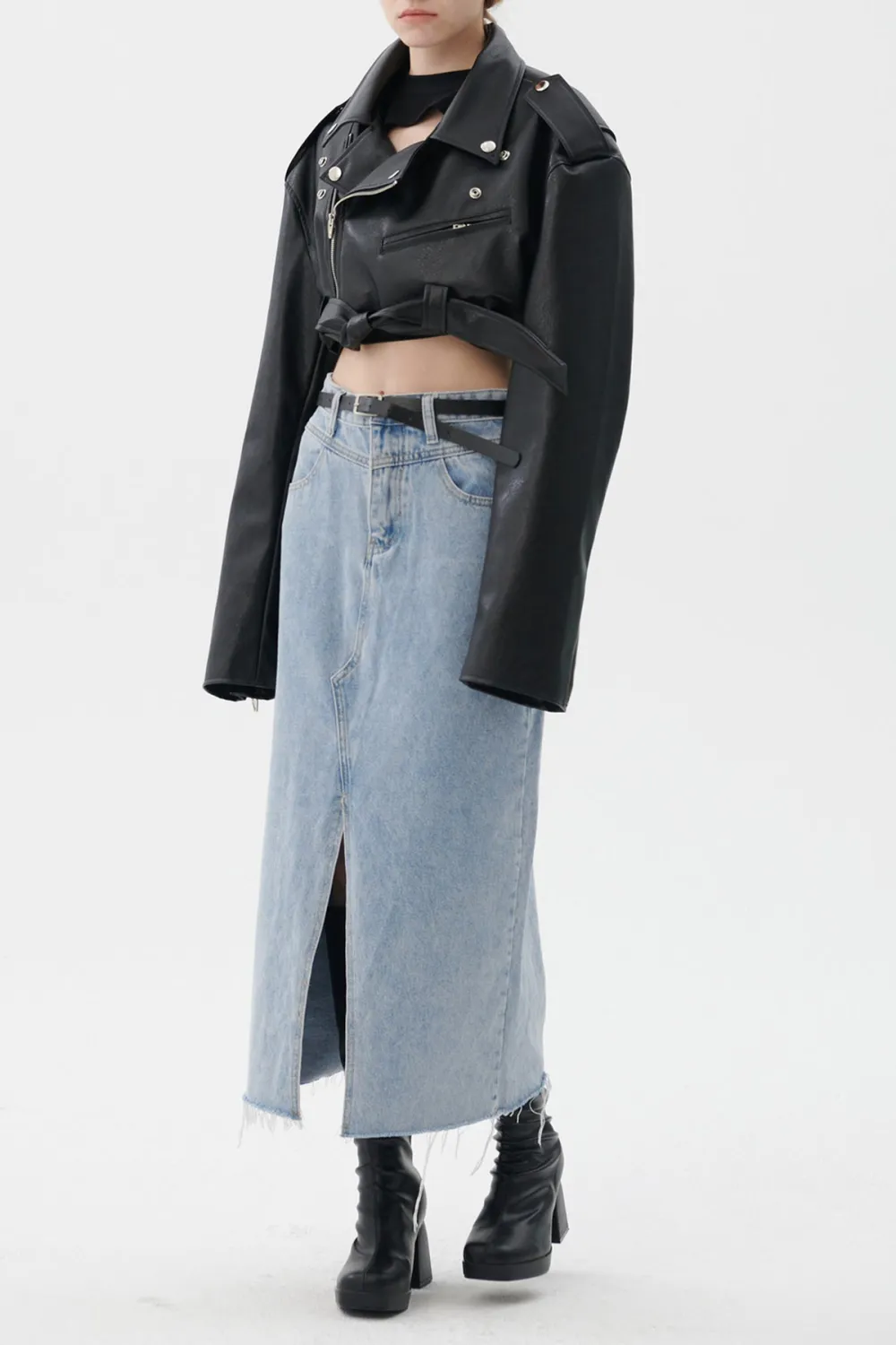 Cropped Rider Jacket