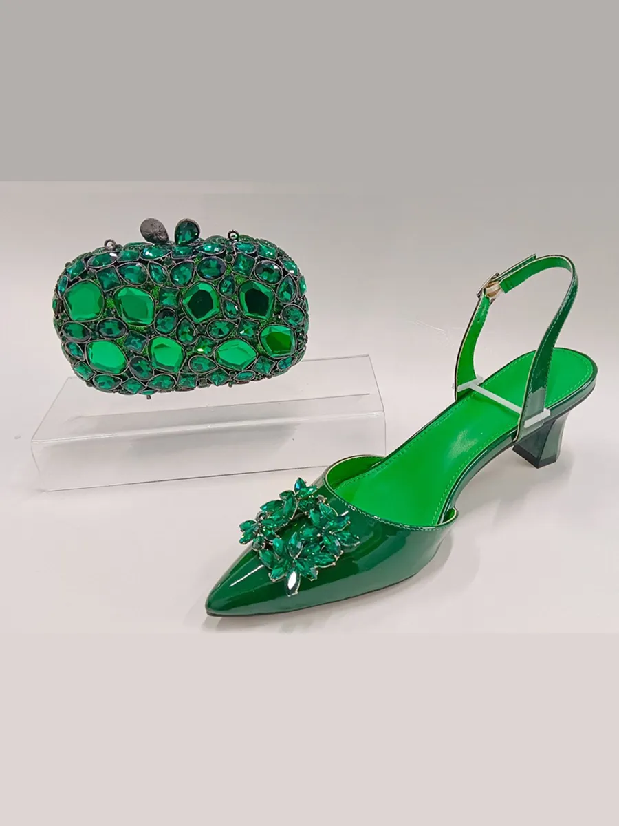 Ayla Crystal Gemstone High Heels