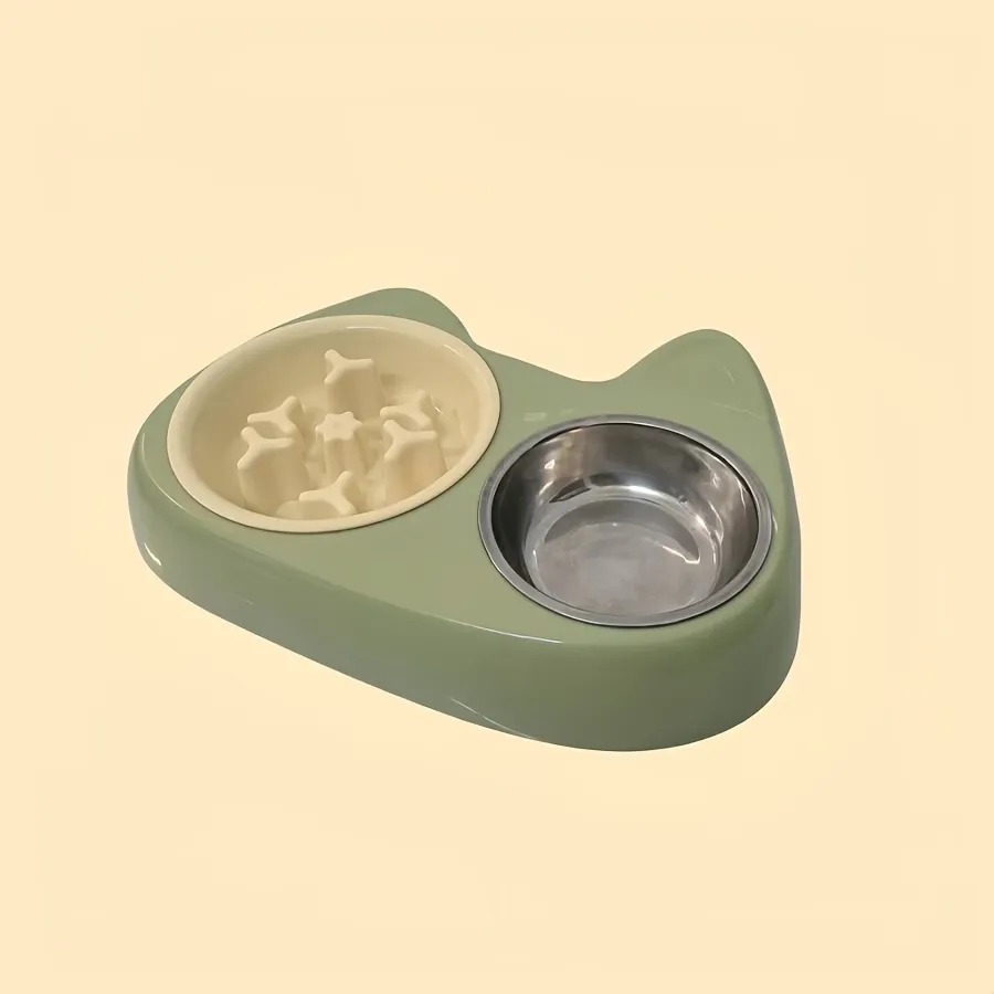 Dog Dual Slow Feeder Bowl