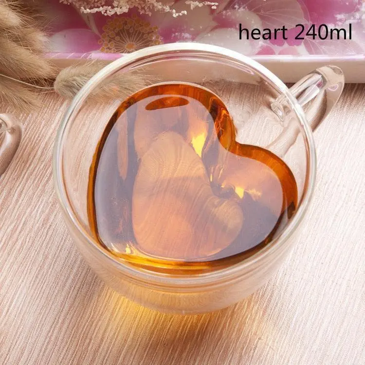 Insulated Glass Drinkware Set Table
