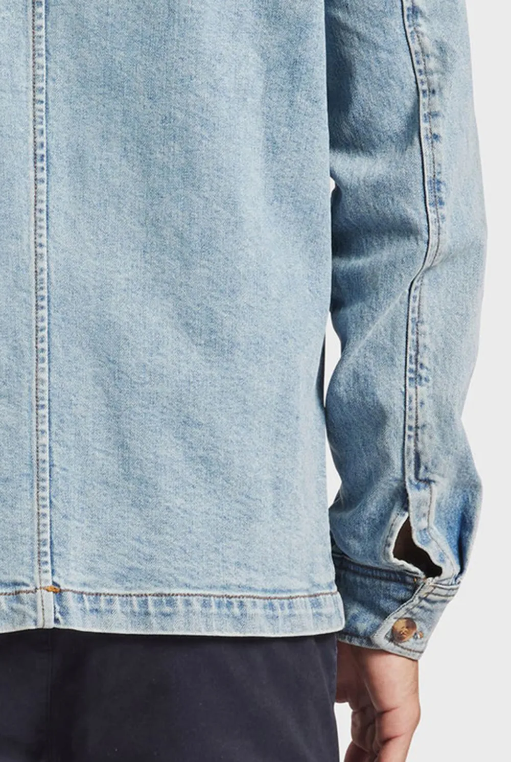 Minimalist Solid Cotton Casual Button Up Shirt