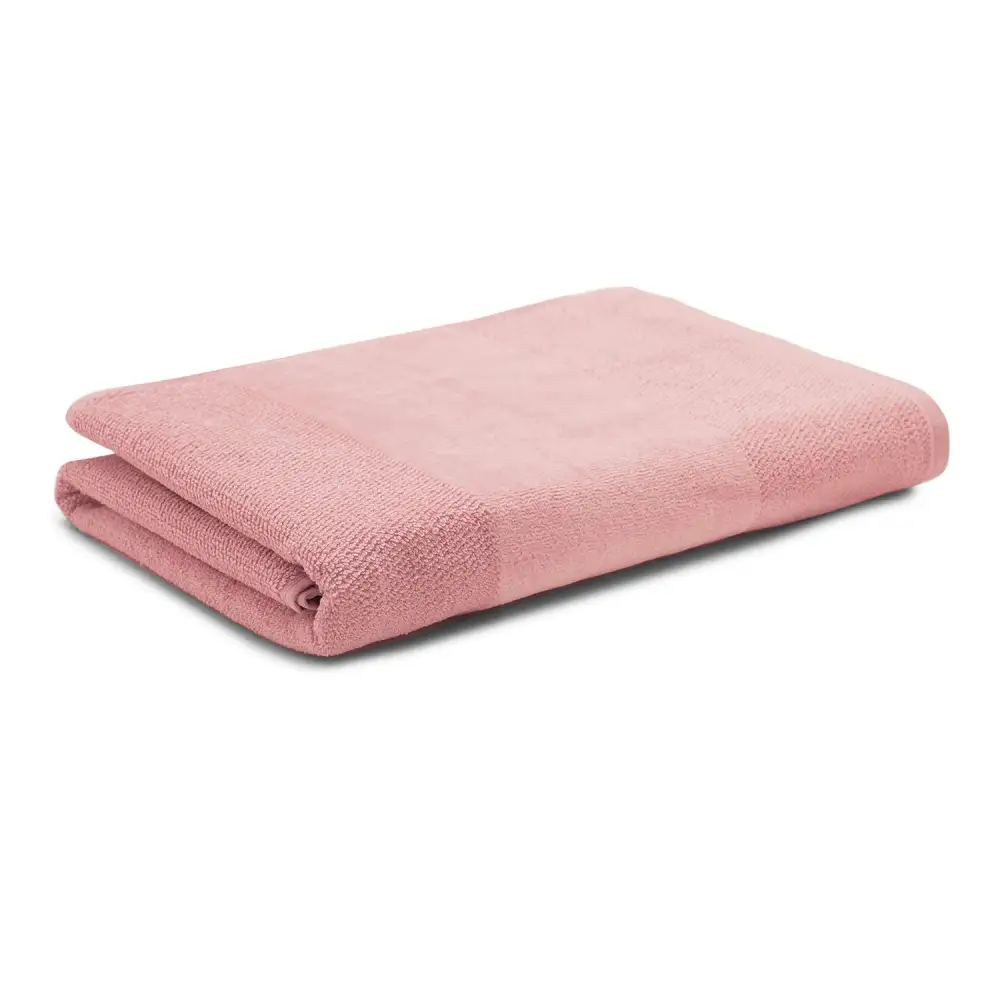 Soft Pink Cotton Bath Towel