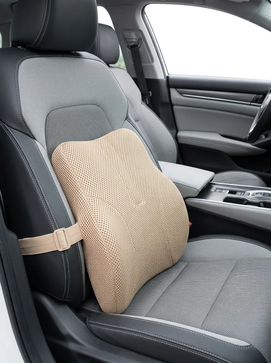 Mesh Ergonomic-Style Car Lumbar Support Pillow
