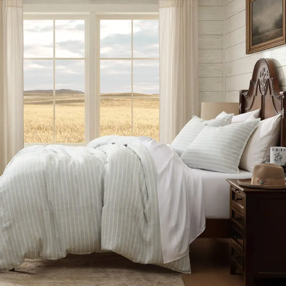 Reversible Ruffled Duvet Cover Set