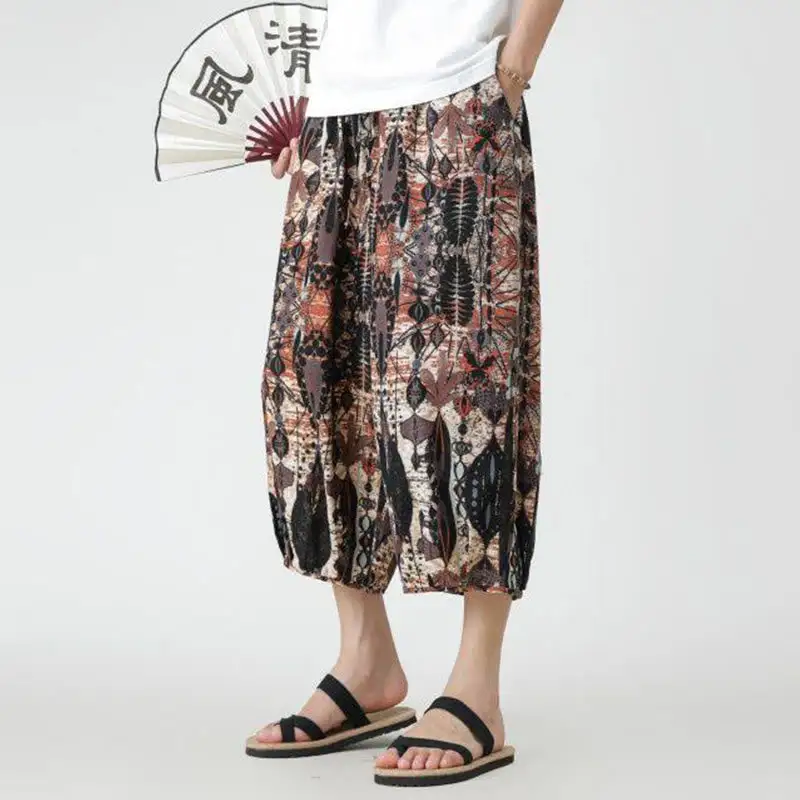 Patchwork Pocketed Pants