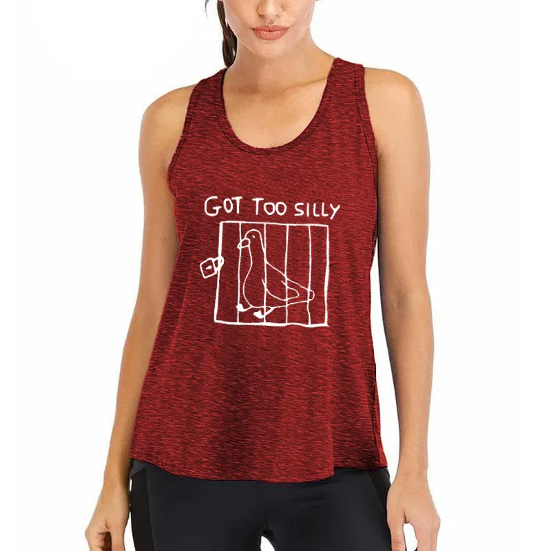 Got Too Silly  Athletic Tank