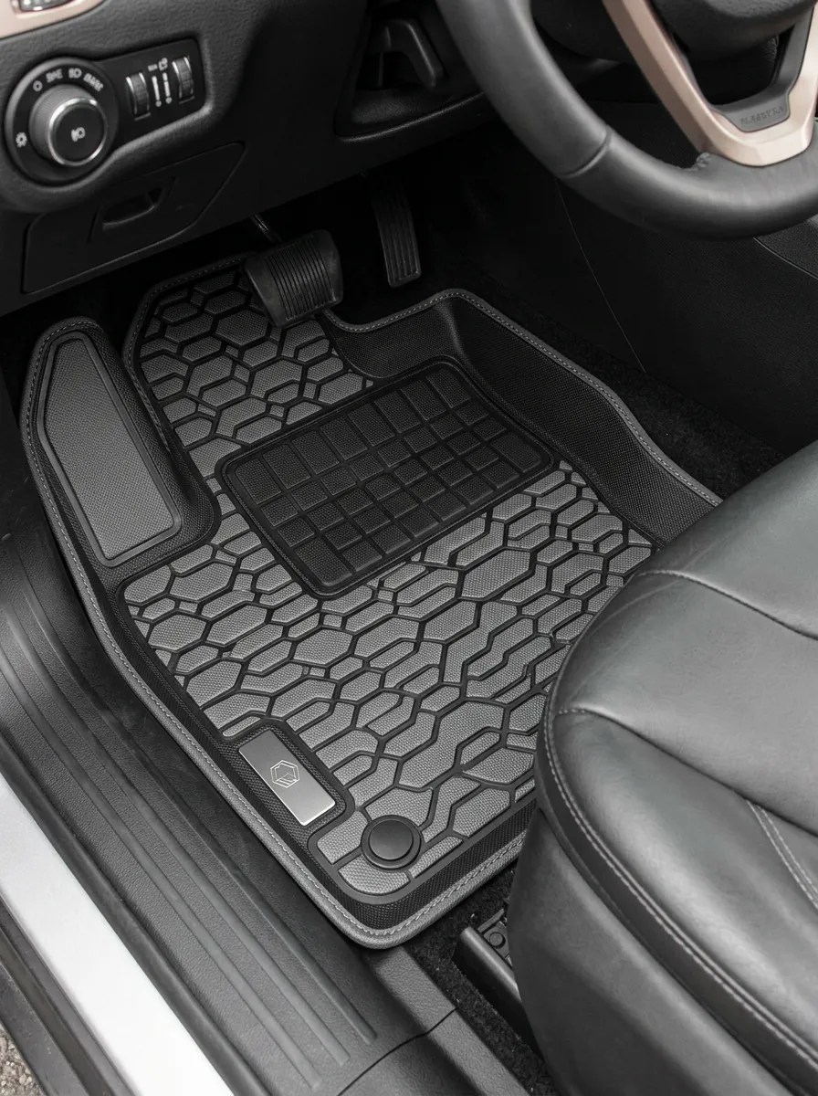 Hexagon Textured Floor Mats