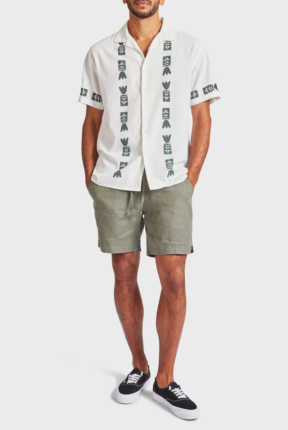 Casual Vacation Camp Collar Short Sleeve Shirt