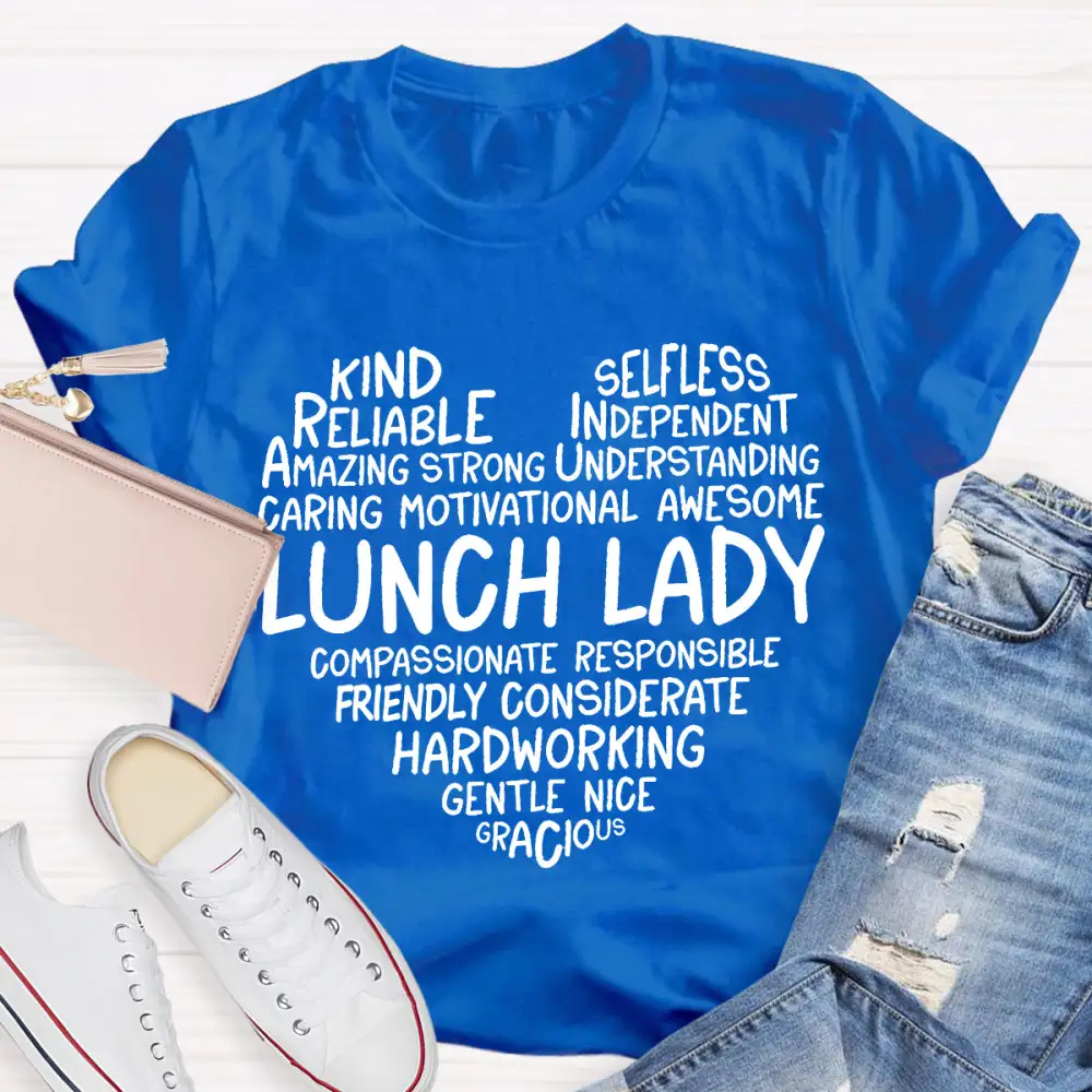 Lunch Lady Kind Amazing T-Shirt