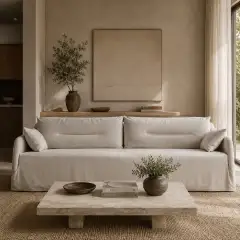 Relaxed Linen Sofa