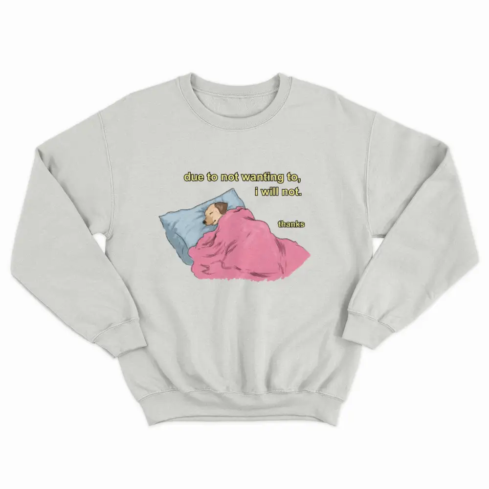 Not Wanting Fleece Crewneck