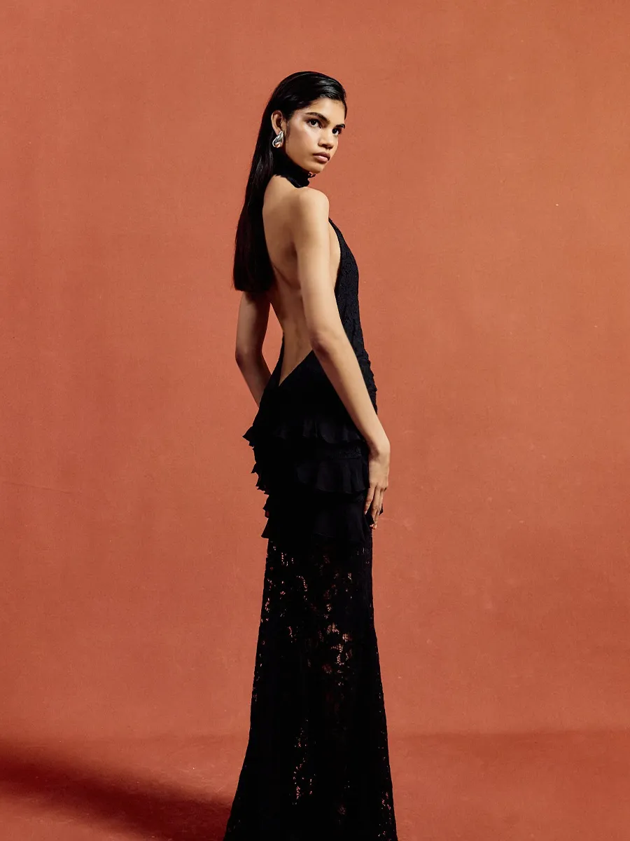 Anabella Maxi Dress In Black