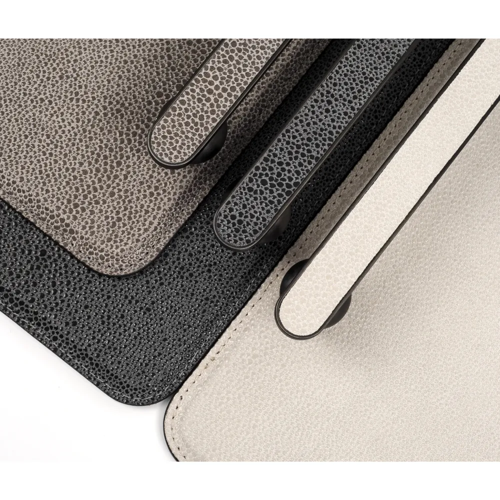 Leather Tray With Handles