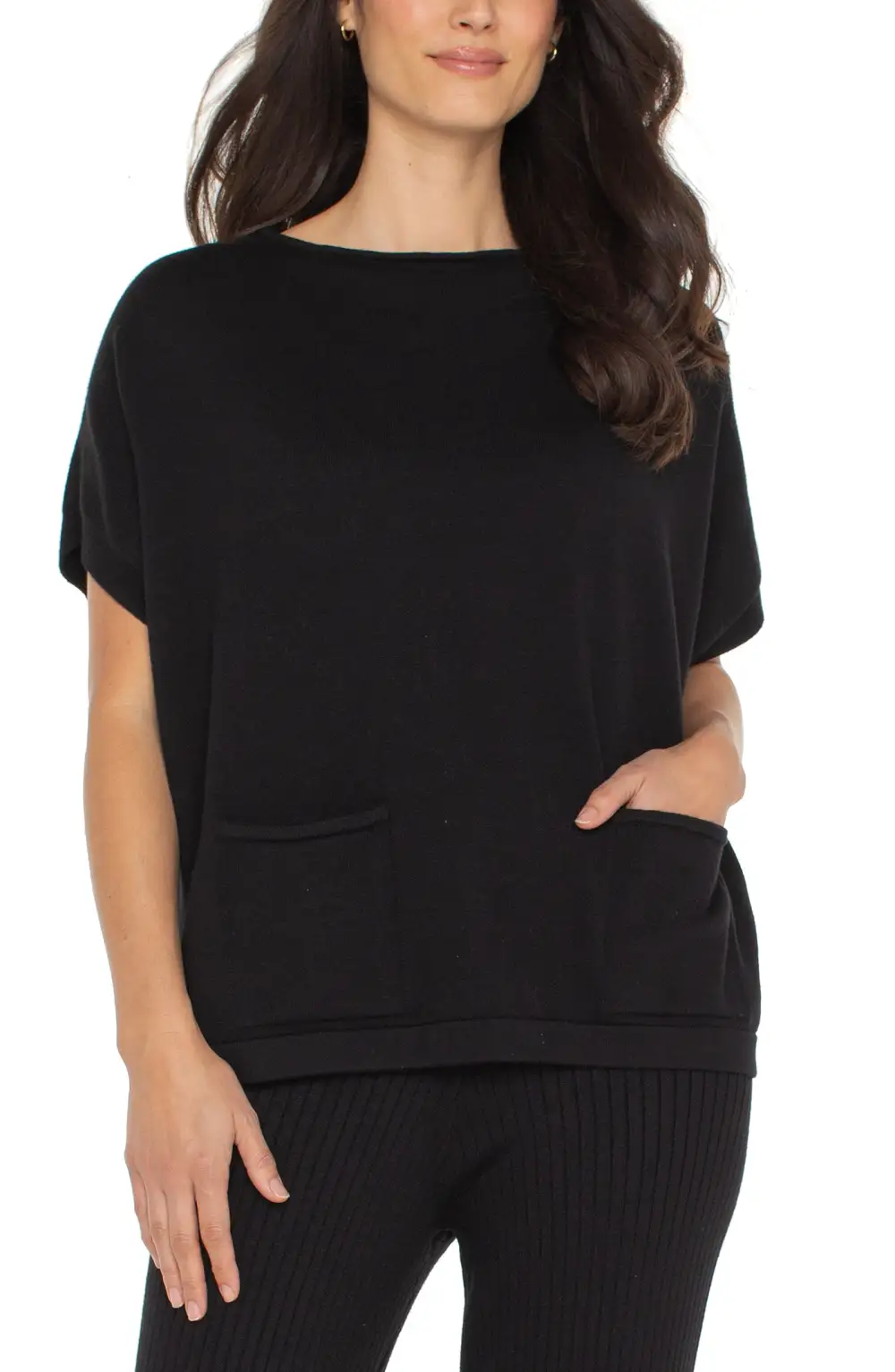 Relaxed Knit Crew Neck Sweater