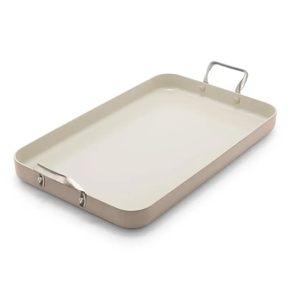 Forged Aluminum Double Burner Griddle
