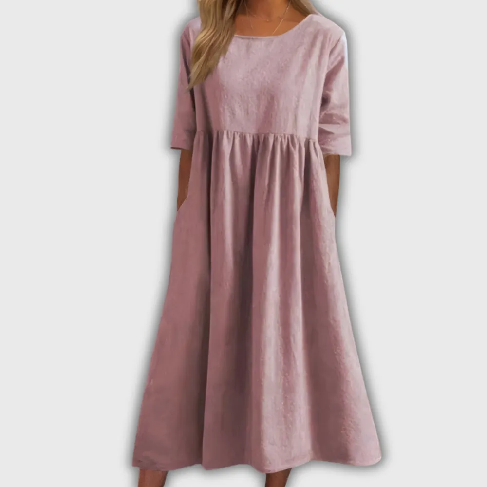 Refined Relaxed Everyday Casual Dress