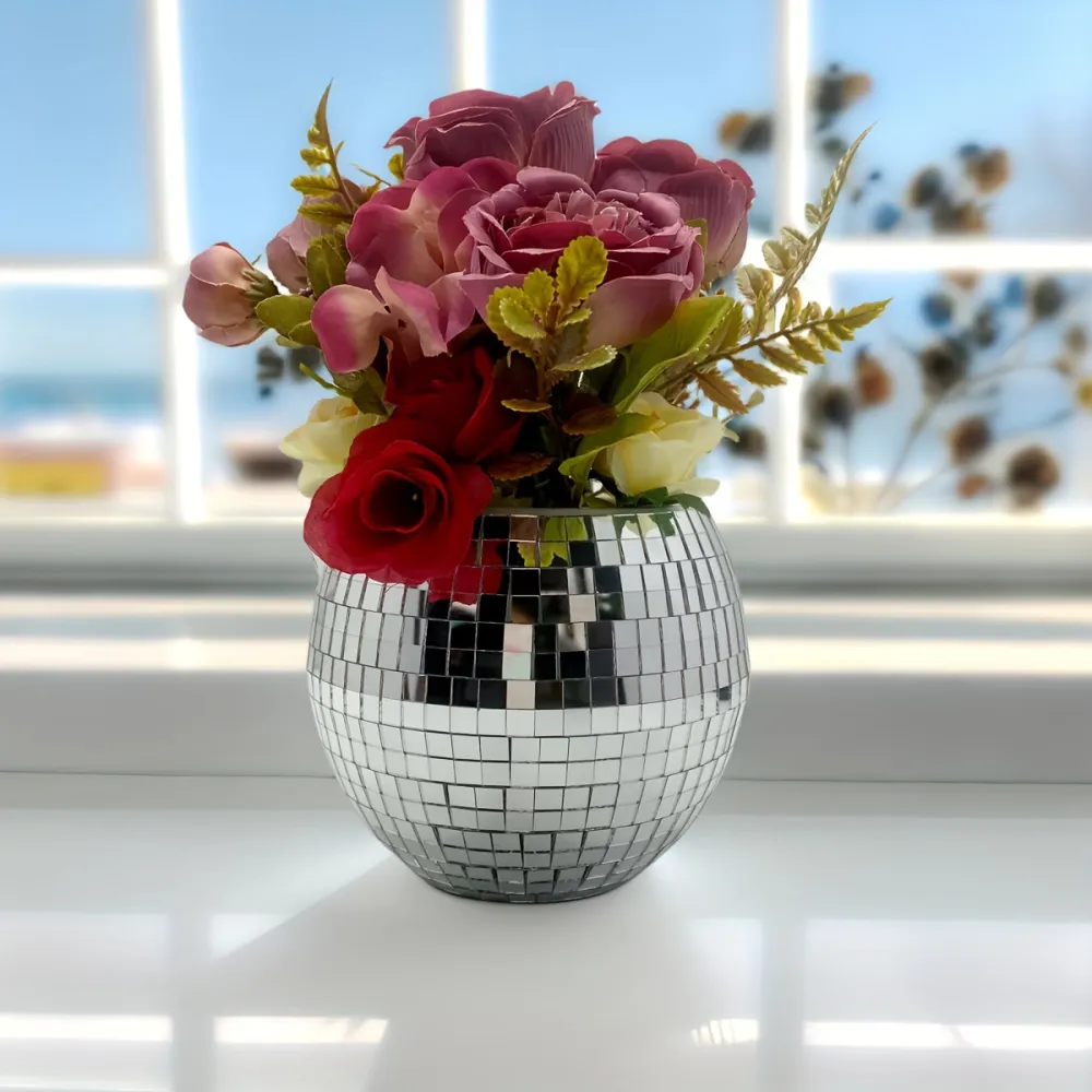 Disco Ball Vase