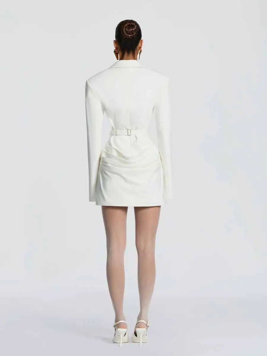 Aurora Low Neck Mini Dress
