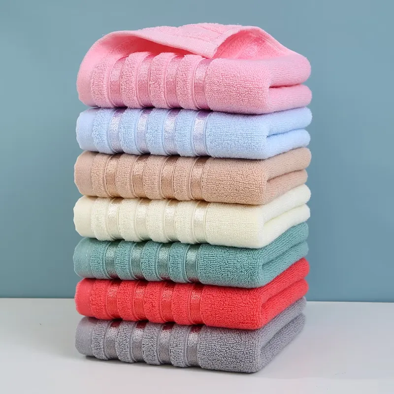Solid Color Cotton Towel