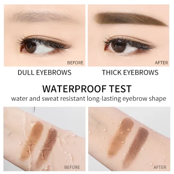 Hot-selling Waterproof Long Lasting Eyebrow Powder 2 Colors Brow Powder for Eye Makeup