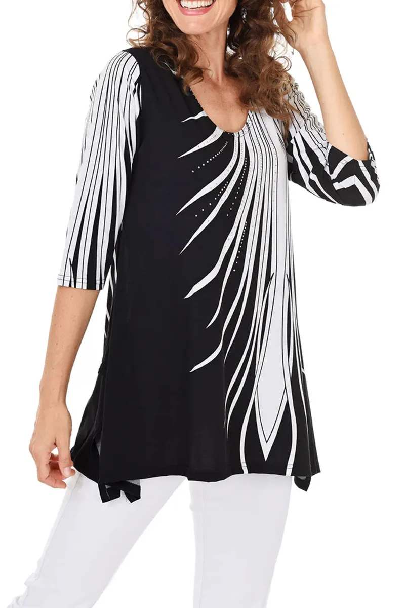 Starburst Polyester Tunic