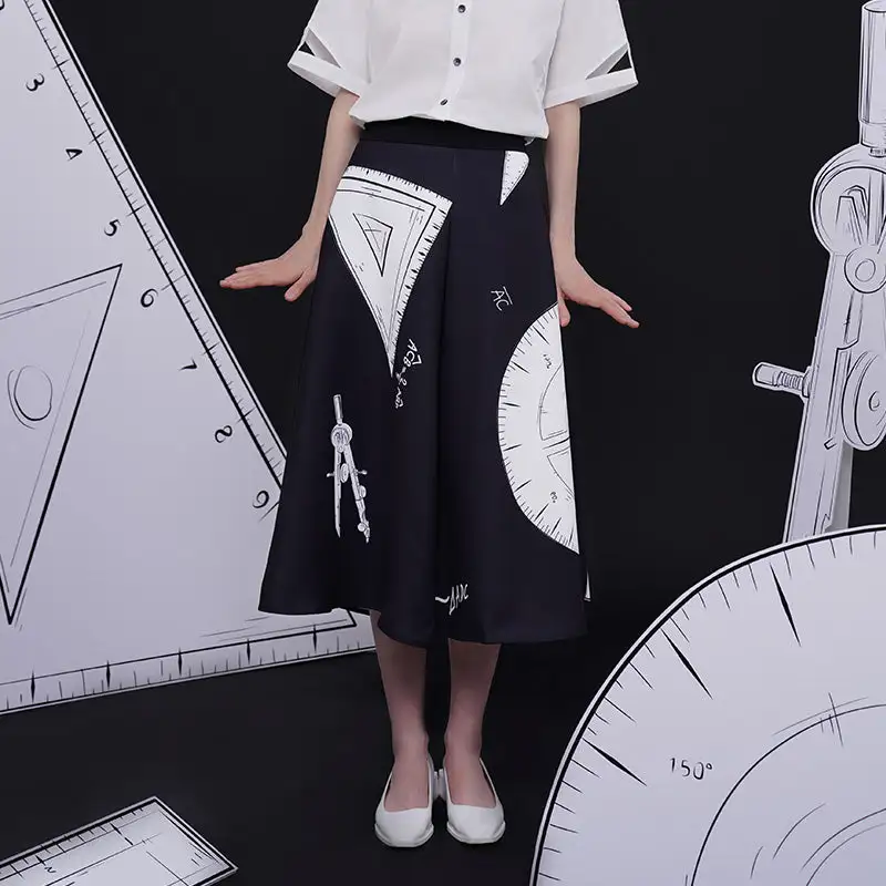 Flexible Market Everyday Casual Polyester Skirt