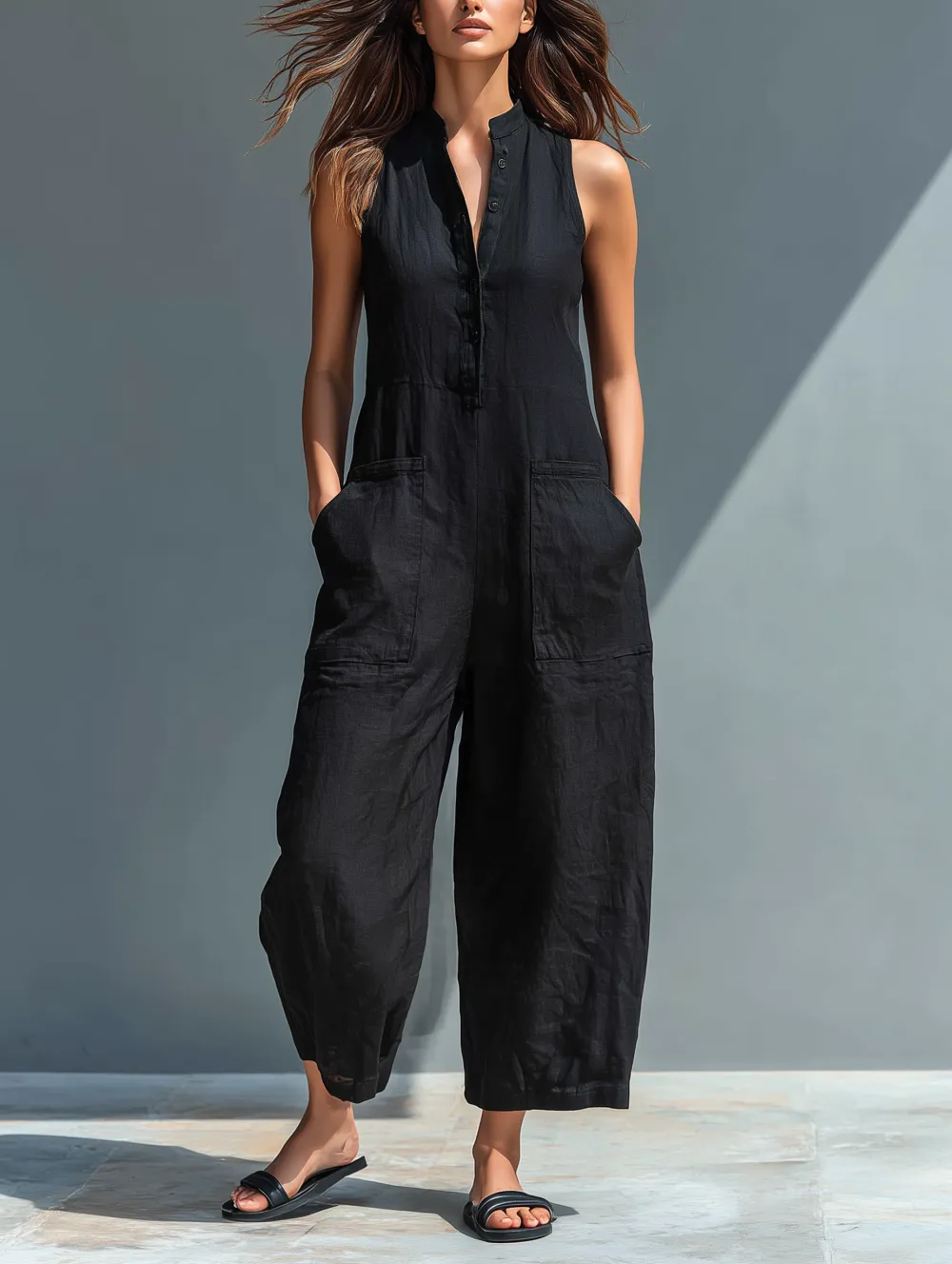 Minimalist Wide Leg Jumpsuit
