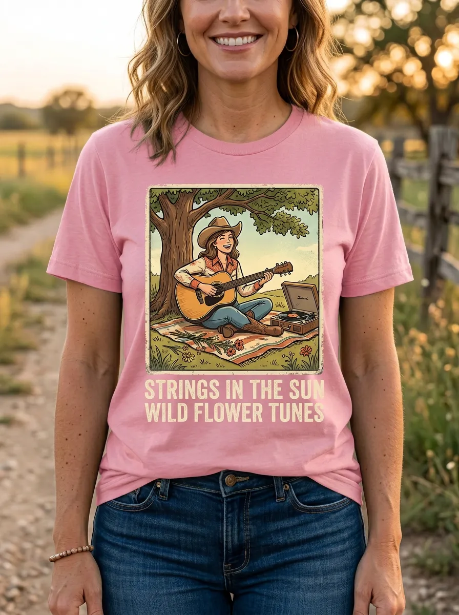 Cowgirl Women's Country Music Casual T-Shirt