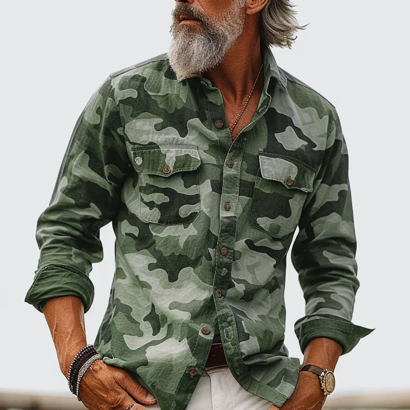 Camo Button Shirt