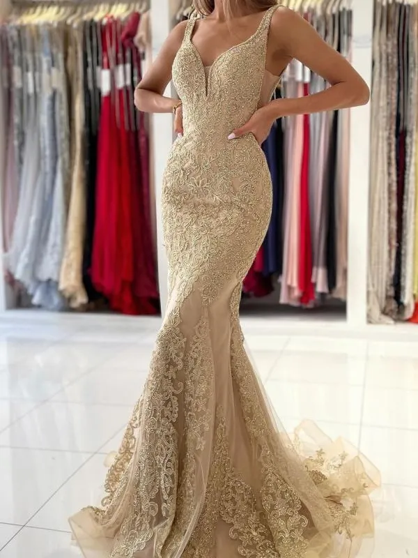 Mermaid Appliqu S Dress