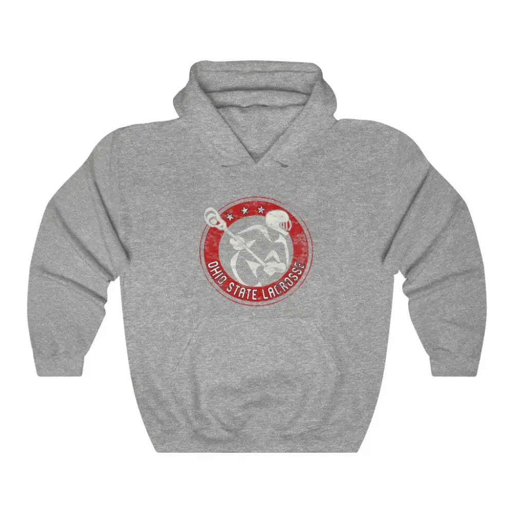 Everyday Vintage Player Lacrosse Graphic Pullover Hoodie