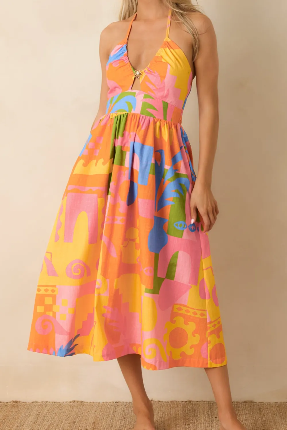 Holiday Leisure Midi Dress