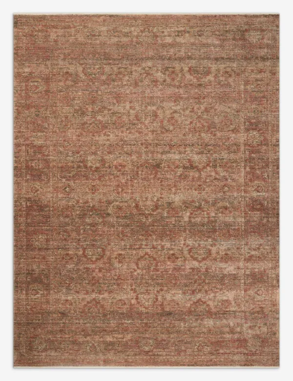 Timeless Performance Patterned Traditional Motif Machine Woven Synthetic Fiber Area Rug